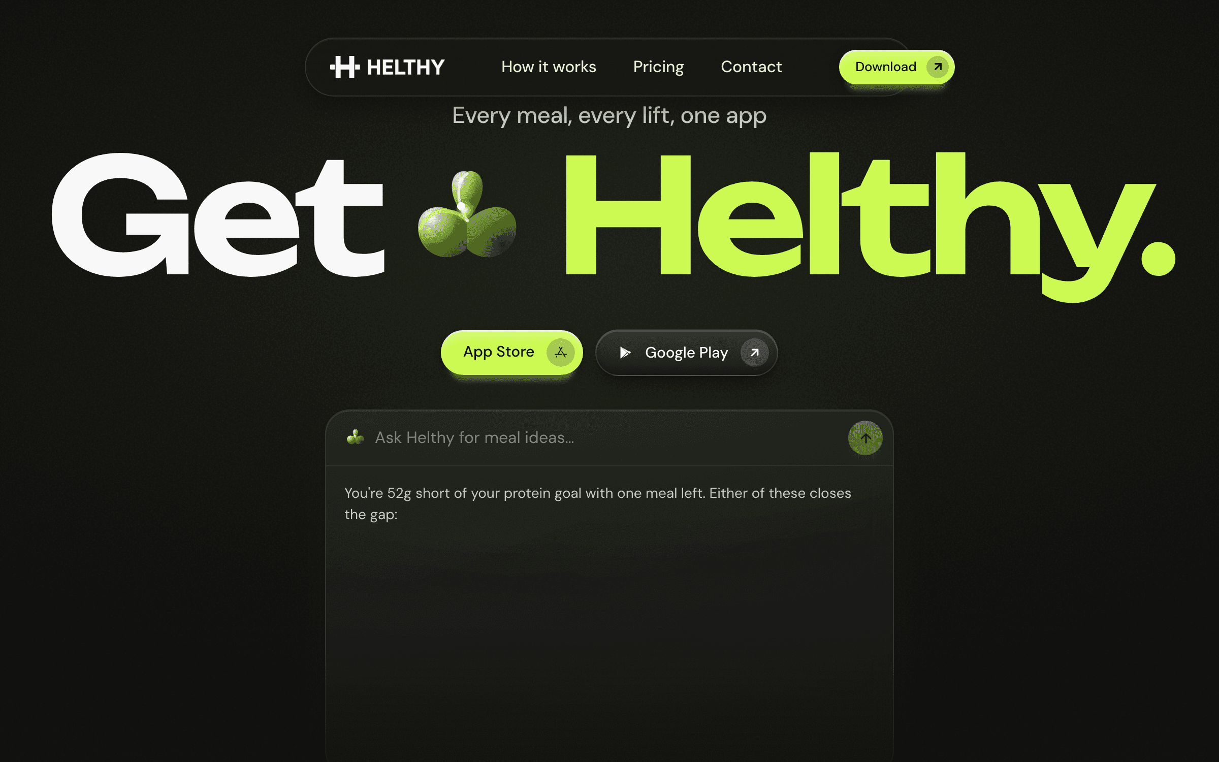 Helthy screenshot
